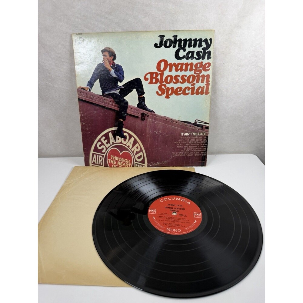Johnny Cash: Orange Blossom Special LP Vinyl US Columbia Mono 1965 G+/VG+